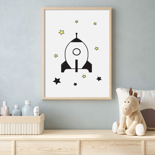 Walls Kids Wall Art Framed Spaceship