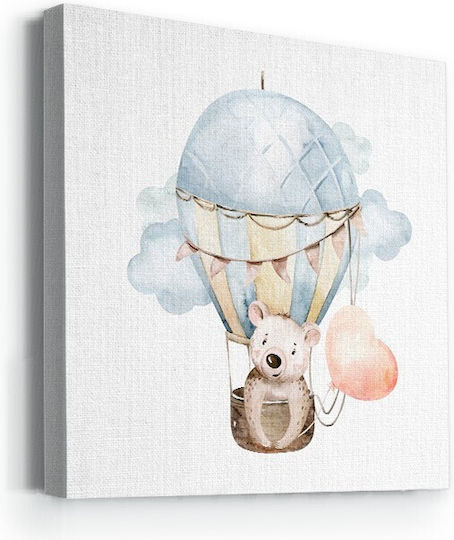 Walls Kids Wall Art Bear Hot Air Balloon