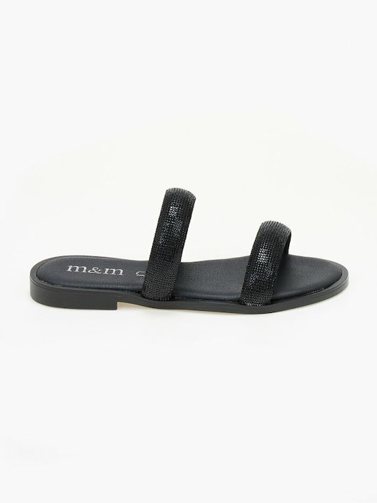 Issue Fashion Women's Flat Sandals in Black Color