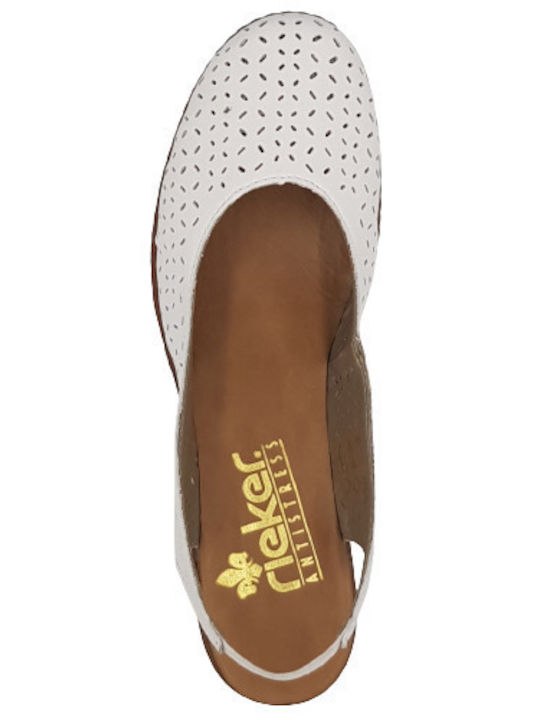 Anatomic Leather White Heels