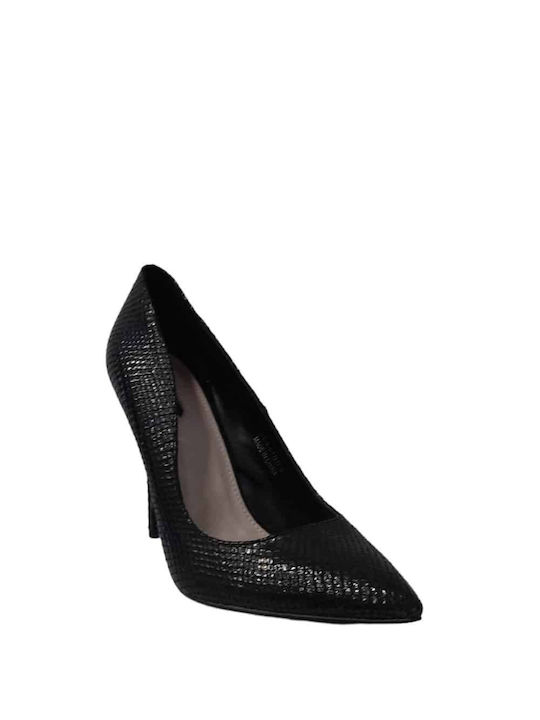 Fullah Sugah Leder Pumps mit Stiletto-Absatz Schwarz