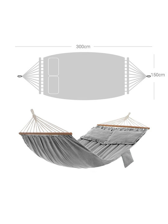 Songmics Double Hammock Gray 210x150cm