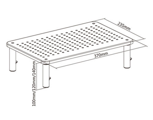 Brateck Desktop Stand Monitor up to 32" (STB-081)