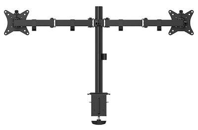 Brateck Stand Desk Mounted for 2 Monitors up to 32" with Arm (LDT66-C024)