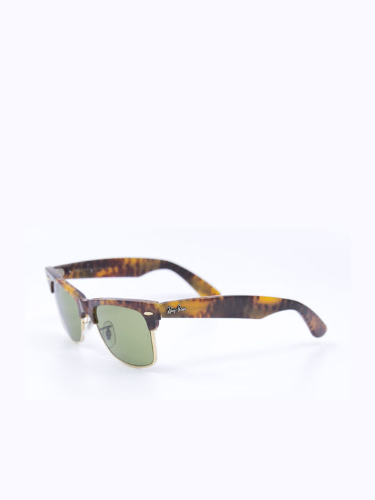 Ray Ban Wayfarer Max Vintage Ochelari de soare Maro cu Cadru & Verde Lentilă