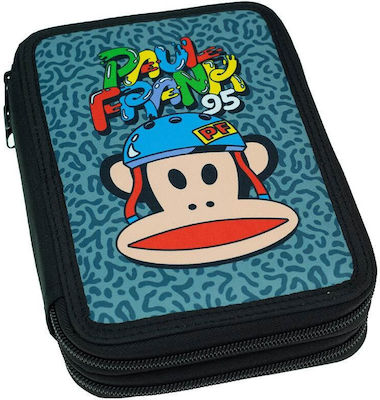 Back Me Up Paul Frank Skate Pencil Case Full with 2 Compartments Multicolored