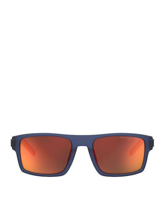 Tommy Hilfiger Men's Sunglasses with Navy Blue Horn-Rimmed Frame