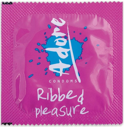 Pasante Προφυλακτικά Adore Ribbed Pleasure 144τμχ 52mm με Ραβδώσεις