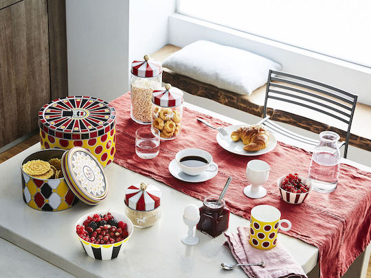 Alessi Circus Vază Utilizare Generală Cu Capac Sticlă Transparentă 500ml