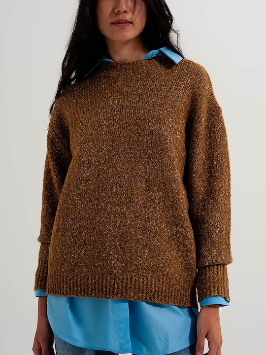 Women's Long Sleeve Sweater Yellow
