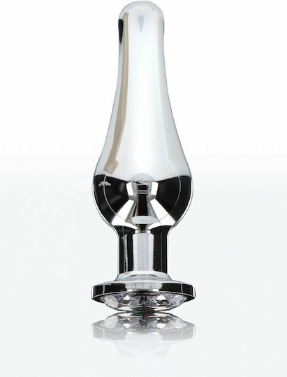 ToyJoy Diamond Bum Bijou Anal Plug Large Silver 13cm