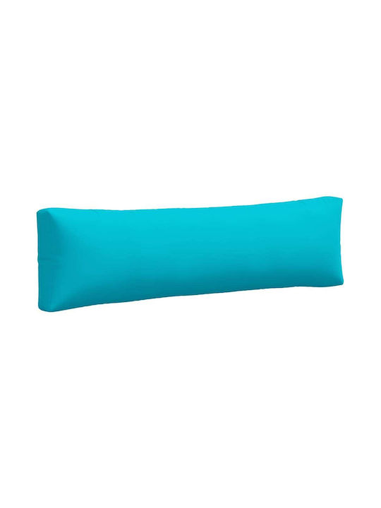 vidaXL Wasserdichtes Sitzbank-Kissen mit Rückenlehne Türkis 2 Stück 110x58cm