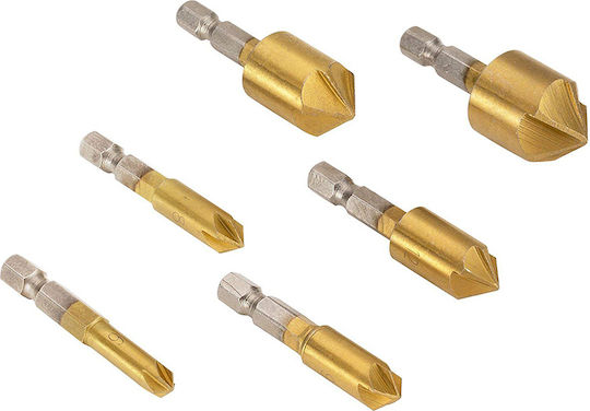Exdel Tools Σετ Φρέζες για Ξύλο 6τμχ