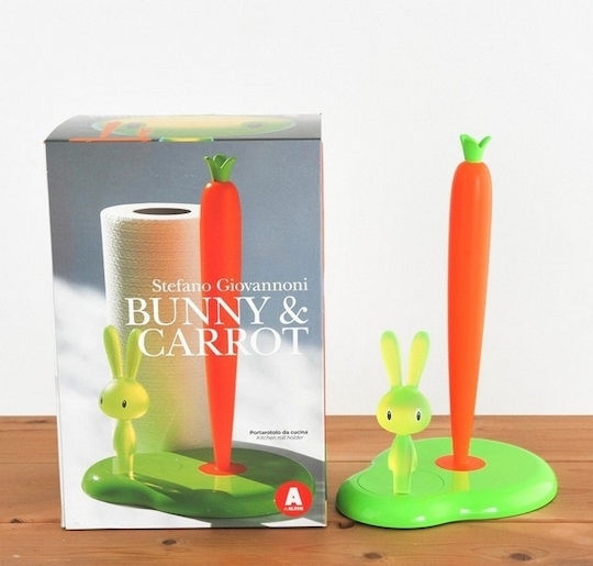 Alessi Bunny Carrot Държач за хартиени кърпички Пластмасова Многоцветна 20.2x16x29.4см ASG42W