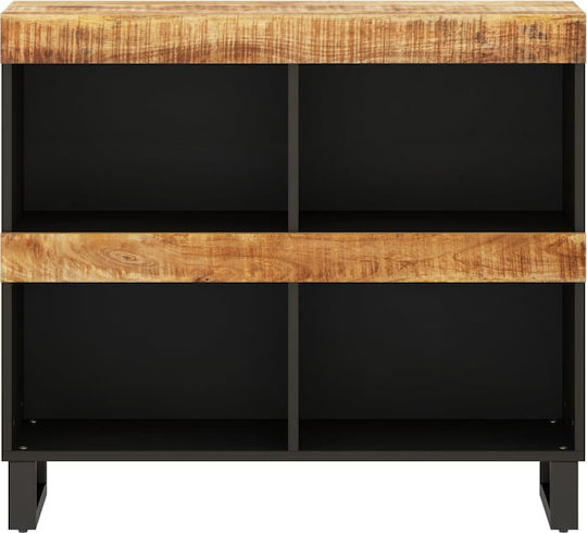 Βιβλιοθήκη Μαύρη 85x33x75εκ.