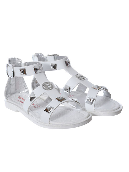 Laura Biagiotti Kinder Sandalen Weiß