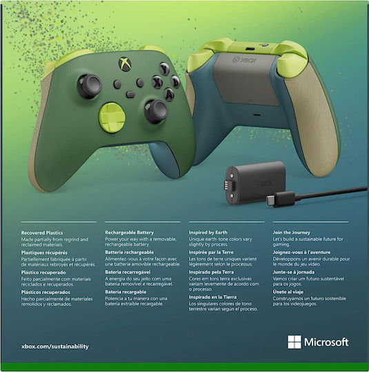 Microsoft Xbox Remix Special Edition Ασύρματο Gamepad Πράσινο