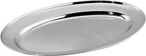 Max Home Stainless Steel Oval Platter 45cm Serving Platter Oval Silver 45cm Max Home Stainless Steel Oval Platter 45cm Serving Platter Oval Silver 45cm