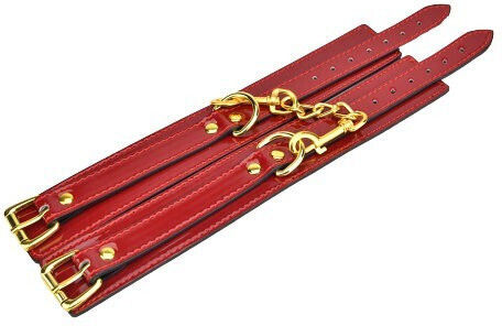 Bound to Please Handschellen in Rot Farbe