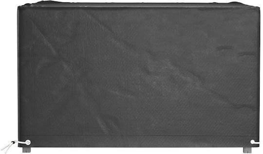 vidaXL Waterproof Dining Table Cover Black 125x125x75cm