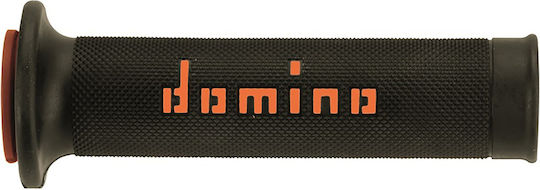 Domino Motorradlenkergriffe in Orange Farbe