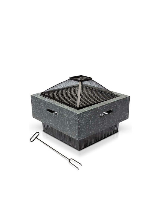 Progarden Firepit 436229 Gray 52.5x52.5x18.5cm