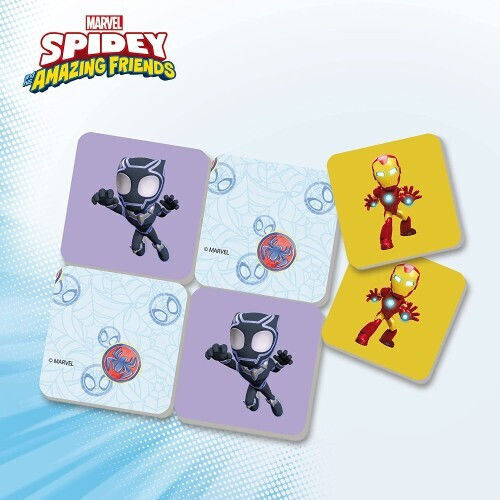Spidey and His Amazing Friends Kids Table for Painting made of Plastic Multicolour Lisciani Giochi