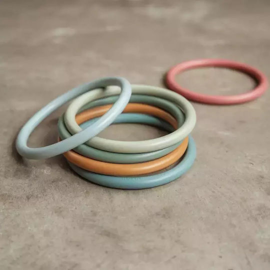 Little Dutch Babyspielzeug Aktivitätsringe aus Silikon für 36++ Monate