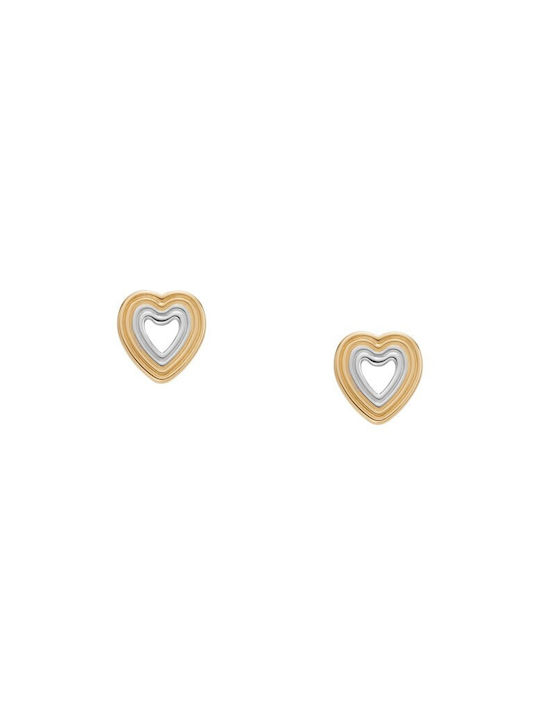 Skagen Kariana Earrings Pendants made of Steel Gold Plated