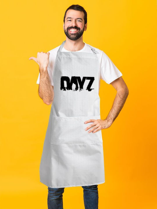 Koupakoupa Αδιάβροχη Ποδιά Κουζίνας Λευκή KP_18527_apron-bbq-adult