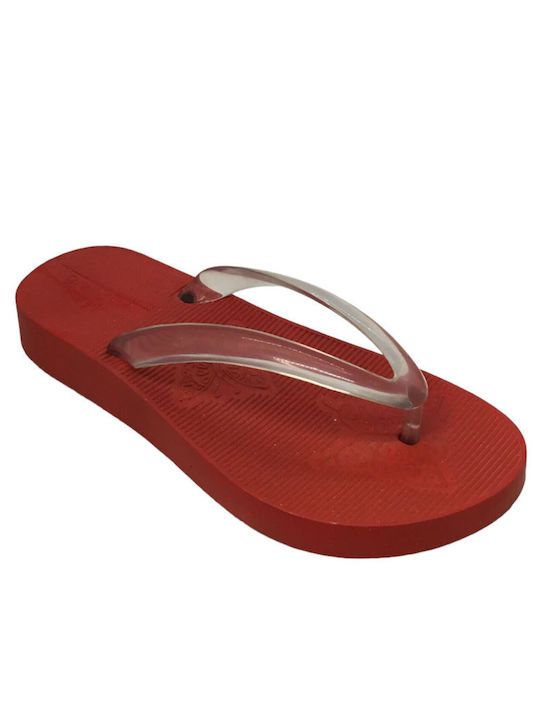 Șlapi pentru copii Flip Flops Roșii