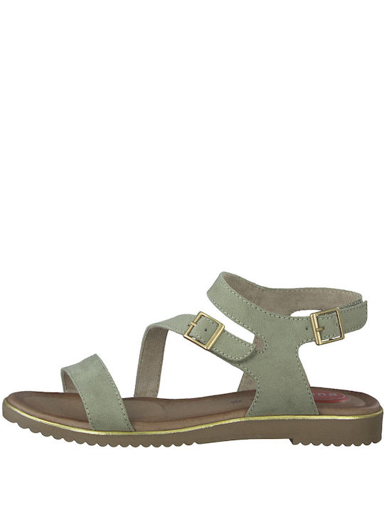 Jana Women's Flat Sandals Anatomic in Green Color