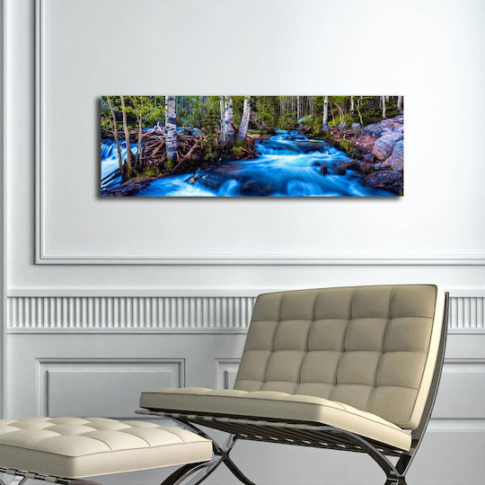 Πίνακας Ξύλινος με LED Φωτισμό 90x90cm