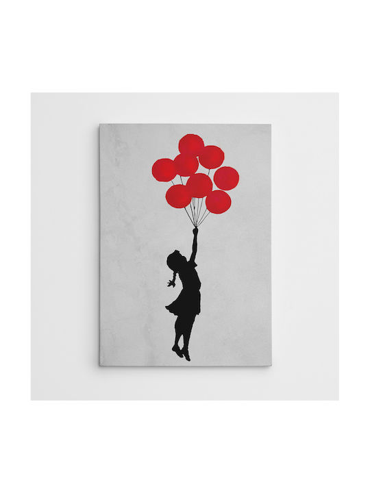 A-g Flying Painting Copy of Banksy on Canvas 50x70cm
