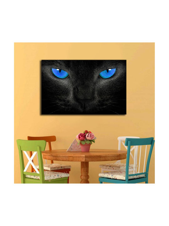 Πίνακας Ξύλινος με LED Φωτισμό 45x45cm