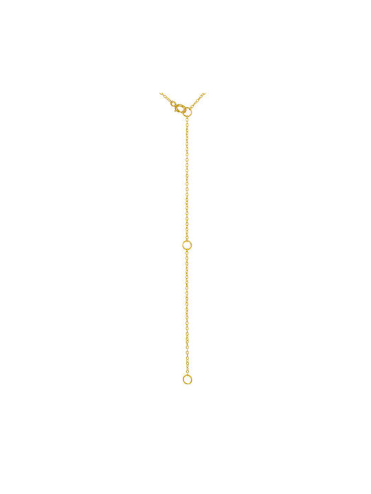 Amor Amor Necklace Monogram from Gold Plated Silver