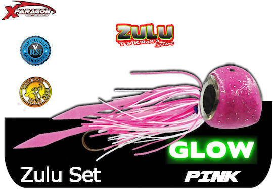 X-Paragon Artificial Bait Octopuses Fluorescent 125gr Pink