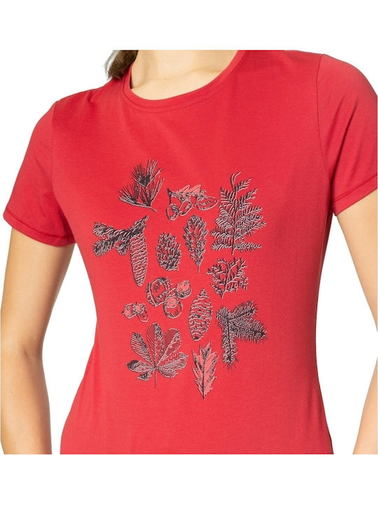 Kumano Forest Γυναικείο T-shirt Κόκκινο