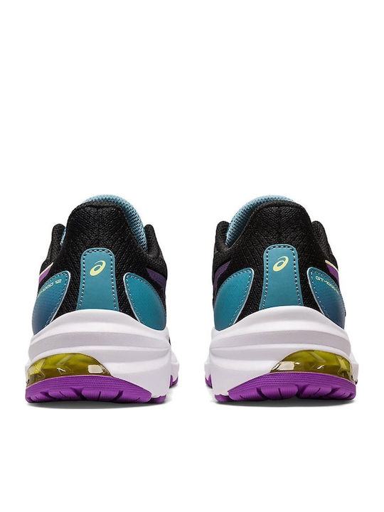 GT-1000 12 Kids Sports Shoes Running with Laces Black