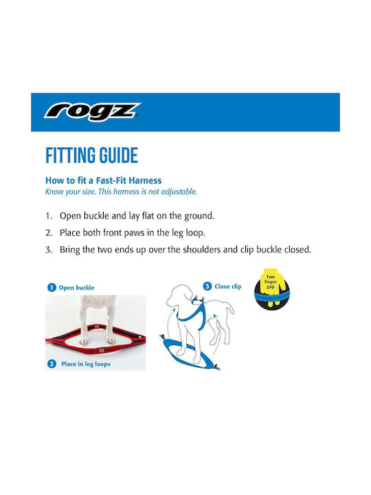 Rogz Dog Harness Fit Pink Small / Medium RGSJQ47K