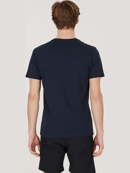 Edmund Αθλητικό T-shirt Navy Μπλε