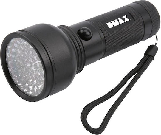 DMAX Flashlight LED UV with Maximum Brightness 50lm Black