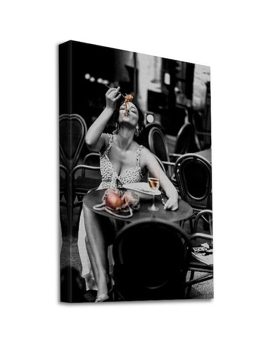 Walls Woman In Restaurant Canvas Painting 40x50cm