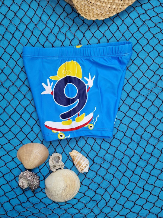Senses Kids Swimwear Swim Shorts Light Blue