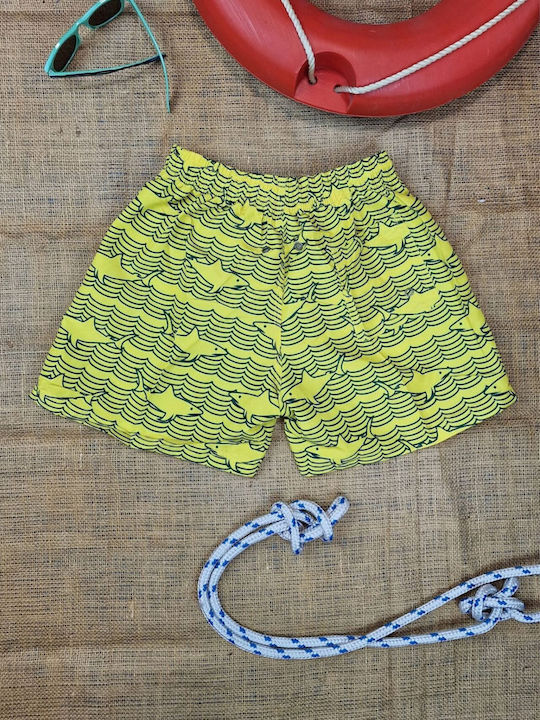 Senses Kids Swimwear Swim Shorts Yellow