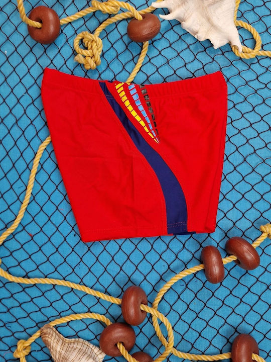 Senses Kids Swimwear Swim Shorts Red