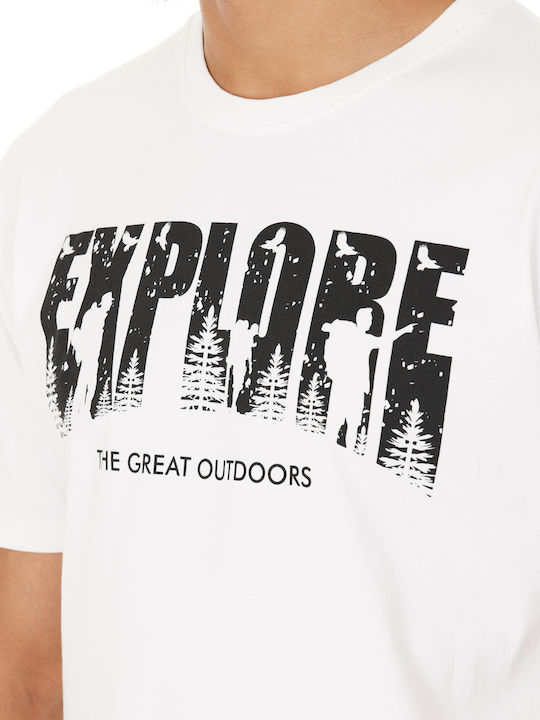 Αθλητικό T-shirt Λευκό