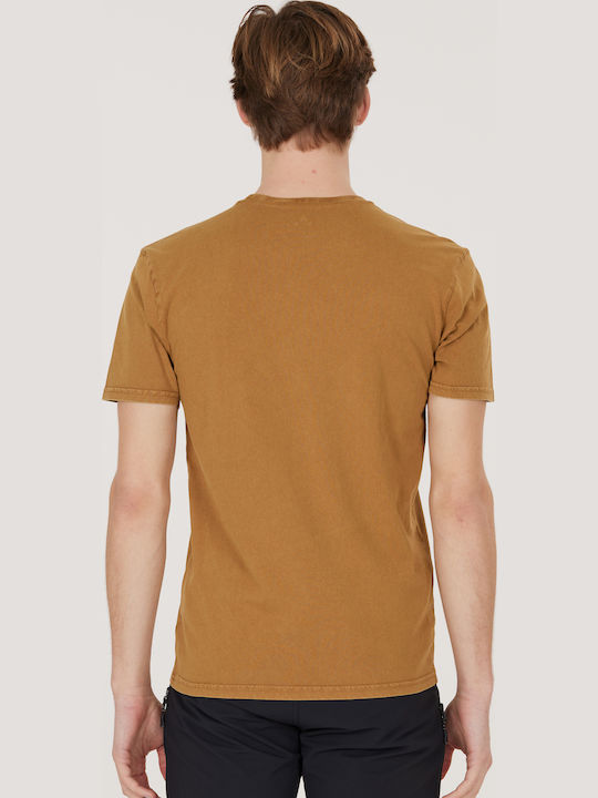 Αθλητικό T-shirt Καφέ
