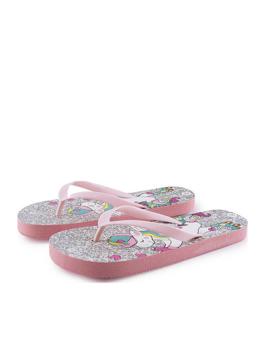 Șlapi pentru copii Flip Flops Roz