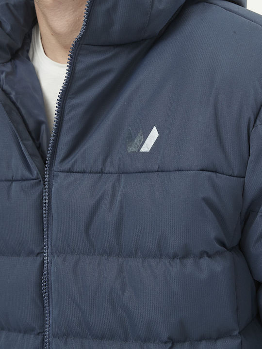 Winter Jacket Puffer Navy Blue